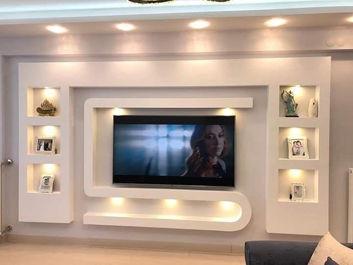 Alçıpan - TV Ünitesi uygulama görseli 1